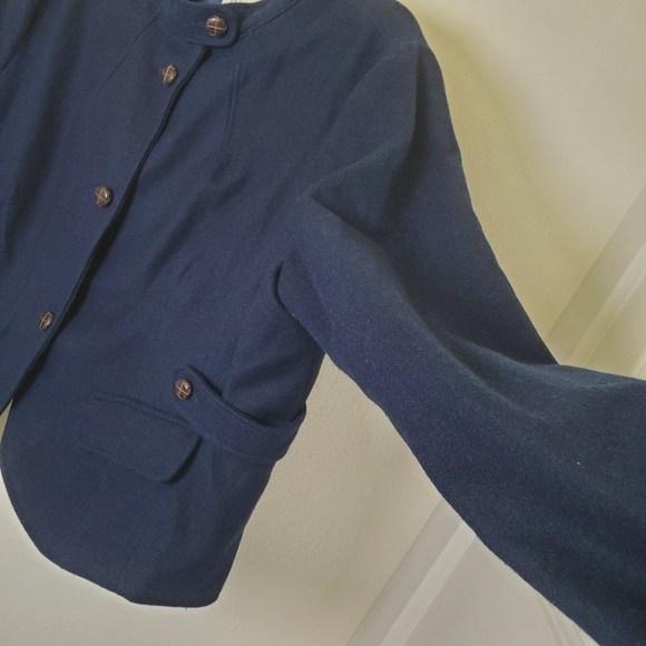 Old Navy Women's Blue Wool Blend Jacket Short Coat Size XXL - Picture 6 of 13